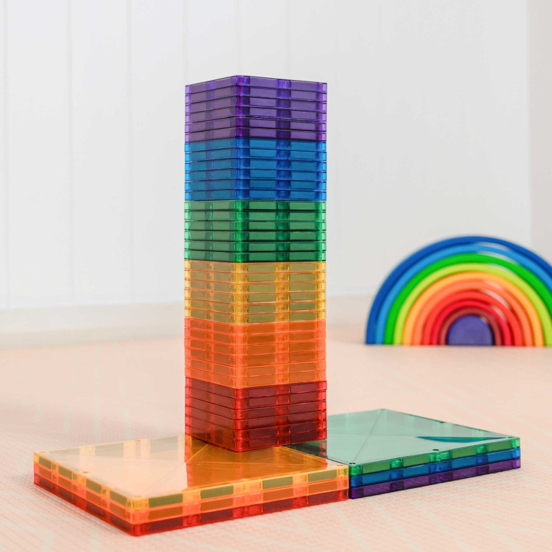293354 - Rainbow Square Pack 42 τεμαχίων - Hobbycity.gr - Connetix