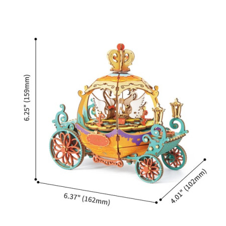Pumpkin Carriage (Μελωδία: Born free) ~ Κουρδιστό