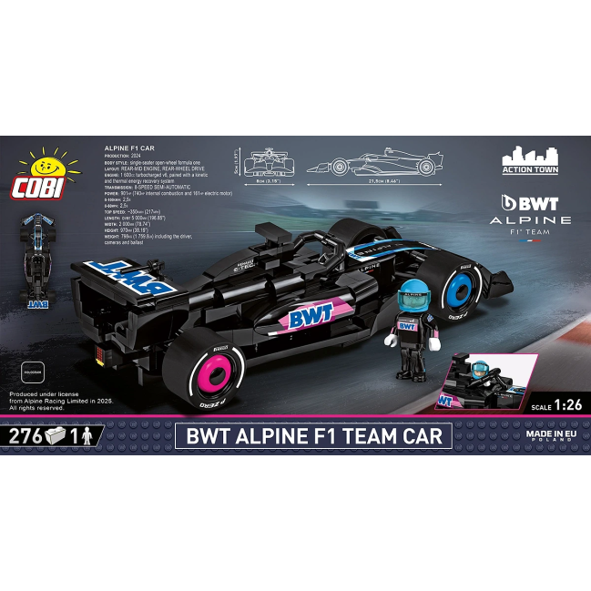 1684 - BWT Alpine F1 Team Car - Hobbycity.gr - COBI