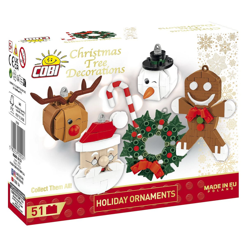 20009 - Christmas tree decorations - Holiday ornaments - Hobbycity.gr - COBI