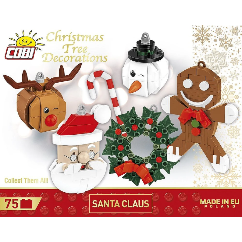 20011 - Christmas tree decorations - Santa claus - Hobbycity.gr - COBI