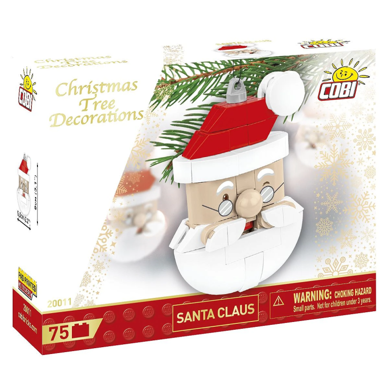 20011 - Christmas tree decorations - Santa claus - Hobbycity.gr - COBI