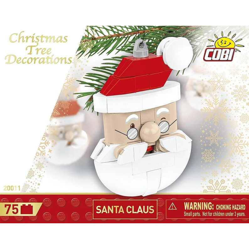 20011 - Christmas tree decorations - Santa claus - Hobbycity.gr - COBI