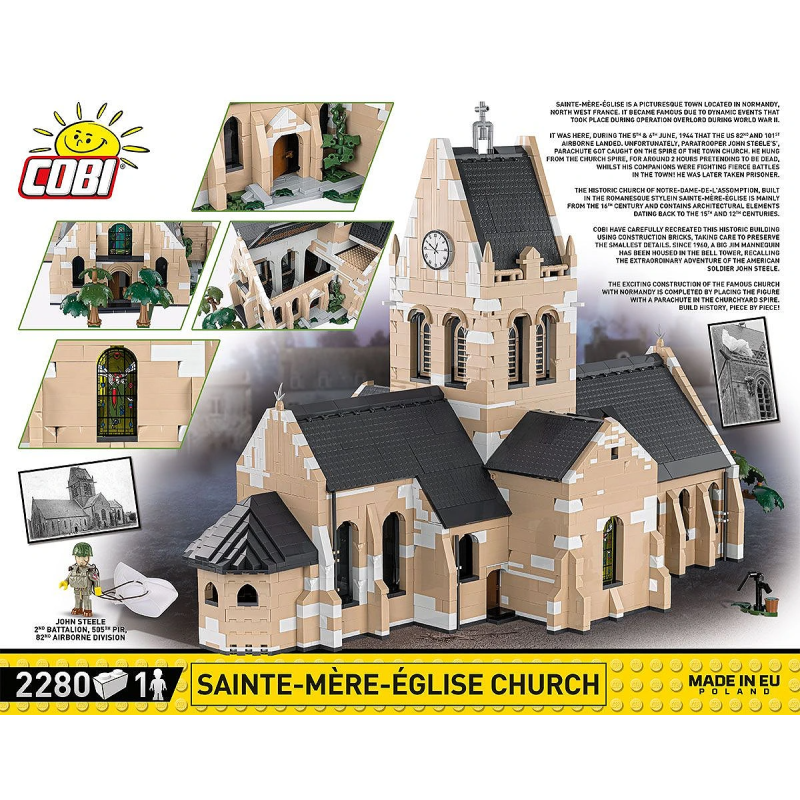 2299 - Sainte-Mère-Église Church - Hobbycity.gr - COBI