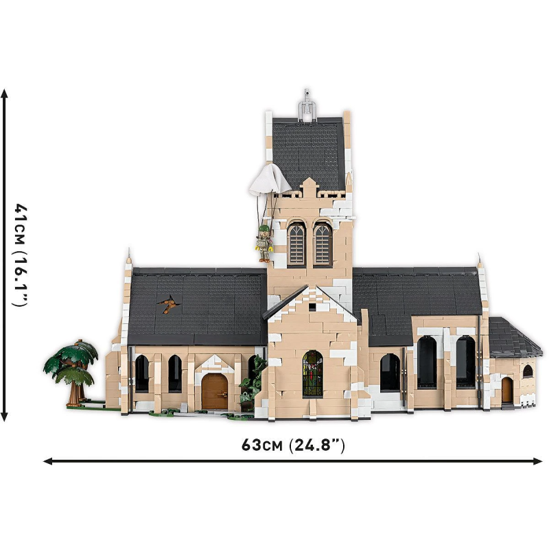 2299 - Sainte-Mère-Église Church - Hobbycity.gr - COBI