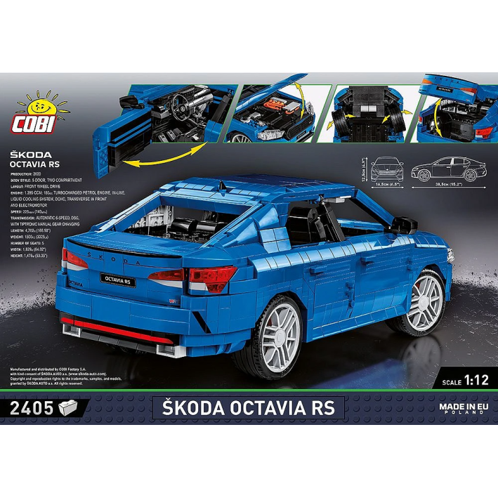 24342 - Skoda Octavia IV RS Exclusive Edition - Hobbycity.gr - COBI