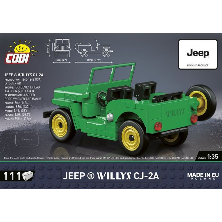 24517 - Jeep Willys CJ-2A - Hobbycity.gr - COBI