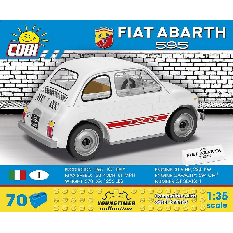 24524 - 1965 Fiat Abarth 595 - Hobbycity.gr - COBI