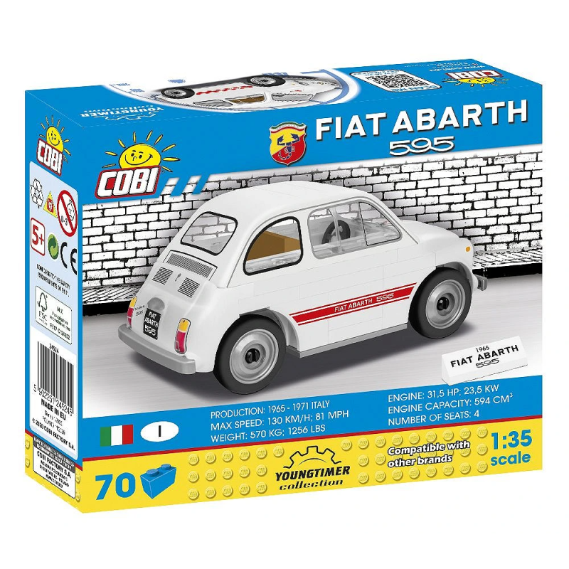 24524 - 1965 Fiat Abarth 595 - Hobbycity.gr - COBI