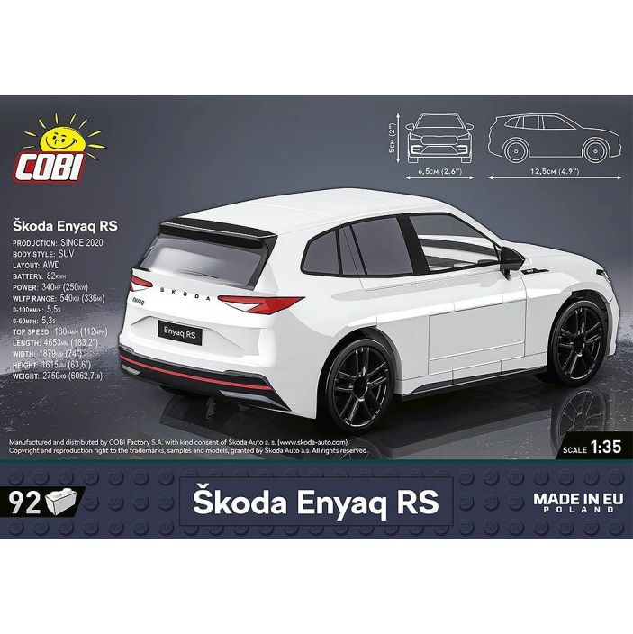 24575 - Škoda Enyaq RS - Hobbycity.gr - COBI