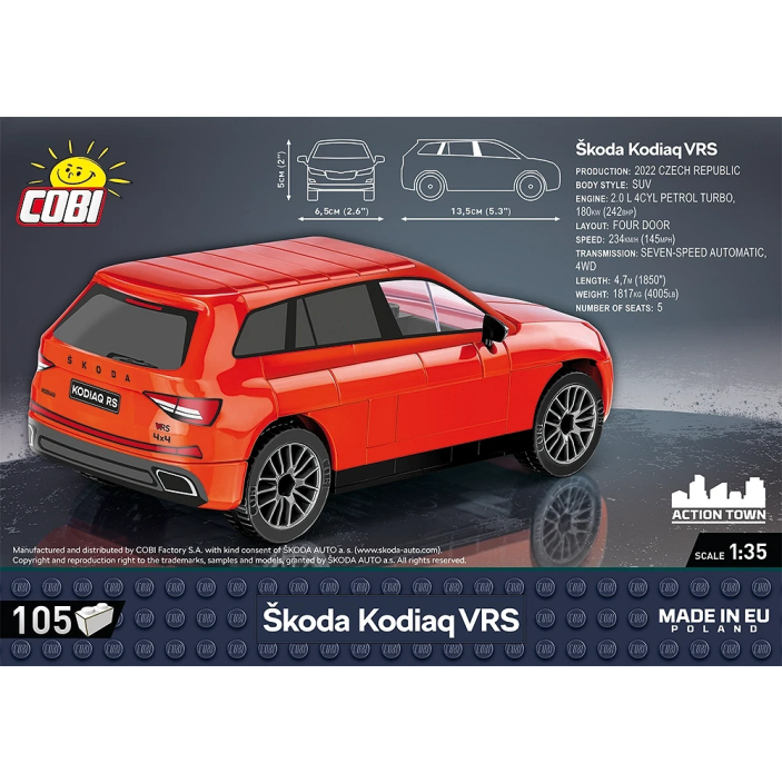 24584 - Škoda Kodiaq VRS - Hobbycity.gr - COBI