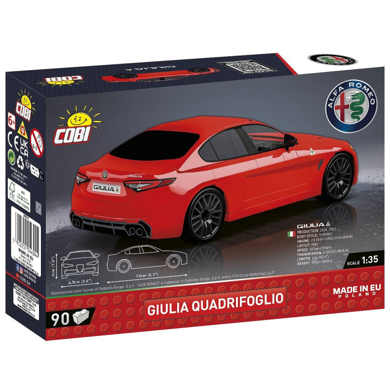 24604 - Giulia Quadrifoglio - Hobbycity.gr - COBI