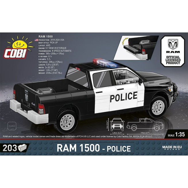 24608 - RAM 1500 Police - Hobbycity.gr - COBI
