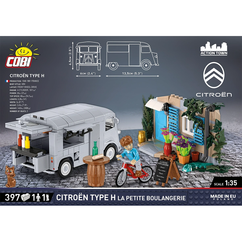 24633 - Citroen Type H La Petite Boulangerie - Hobbycity.gr - COBI