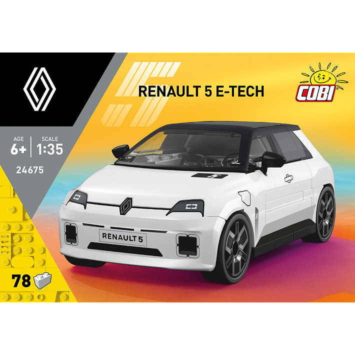 24675 - Renault 5 E-Tech White - Hobbycity.gr - COBI