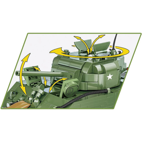 2570 - M4A3 Sherman - Hobbycity.gr - COBI