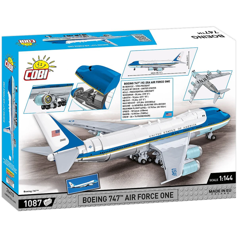 26610 - Boeing 747 Air Force One - Hobbycity.gr - COBI