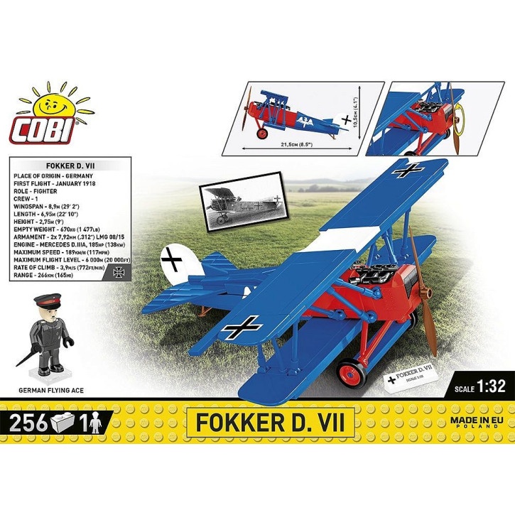 2994 - FOKKER D. VII - Hobbycity.gr - COBI