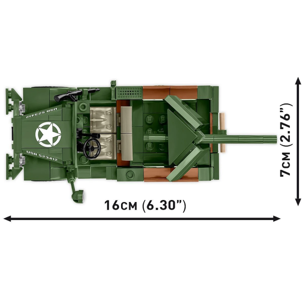 3116 - 37 mm GMC M6 Fargo - Hobbycity.gr - COBI