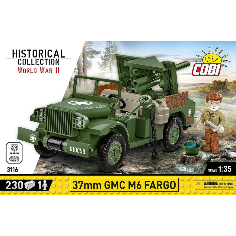3116 - 37 mm GMC M6 Fargo - Hobbycity.gr - COBI