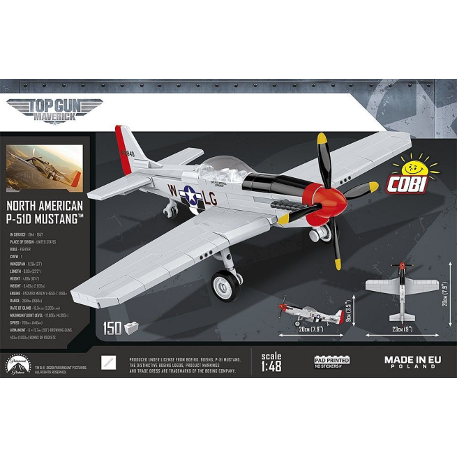 5847 - P-51D Mustang™ - Hobbycity.gr - COBI