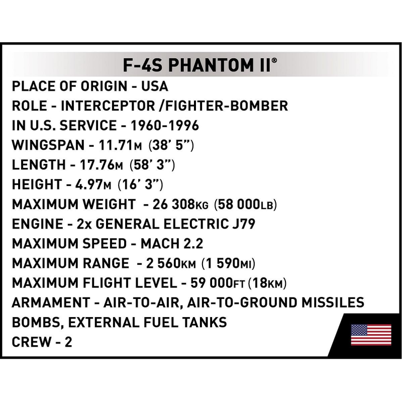 5899 - F-4S Phantom II - Hobbycity.gr - COBI