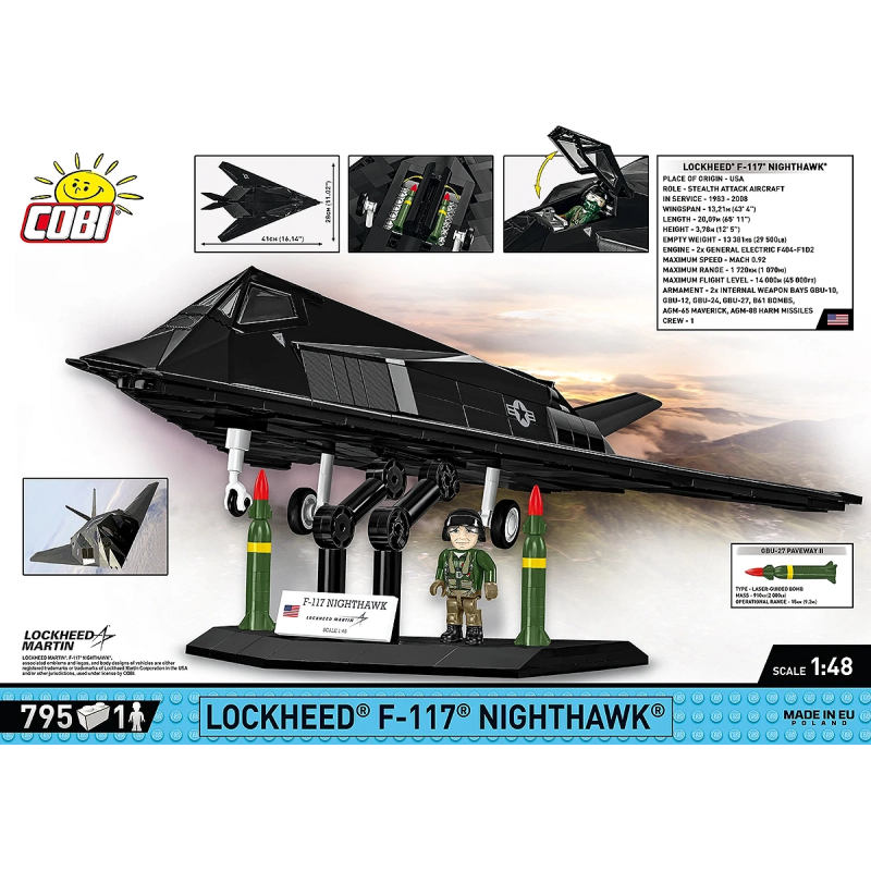 5903 - Lockheed F-117 Nighthawk - Hobbycity.gr - COBI