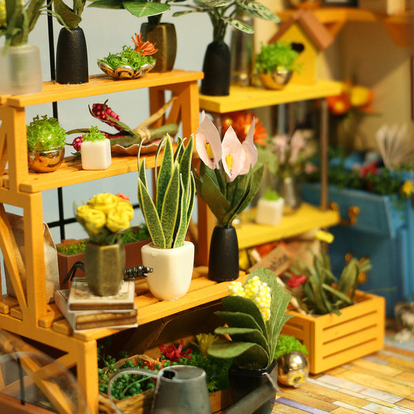 DG104 - Cathys Flower House με Φωτισμό - Hobbycity.gr - RoLife