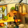 DG104 - Cathys Flower House με Φωτισμό - Hobbycity.gr - RoLife