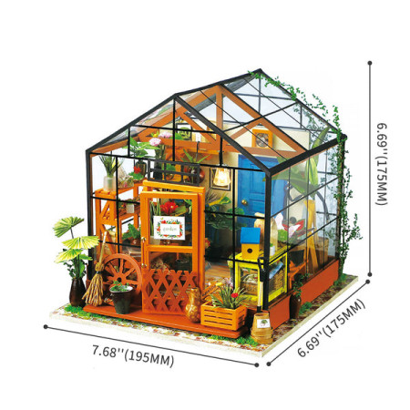 Cathy's Flower House με Φωτισμό