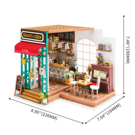 Simon's Coffee με Φωτισμό