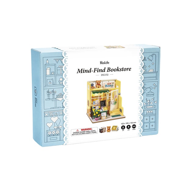 DG152 - Mind-Find Bookstore με Φωτισμό - Hobbycity.gr - RoLife