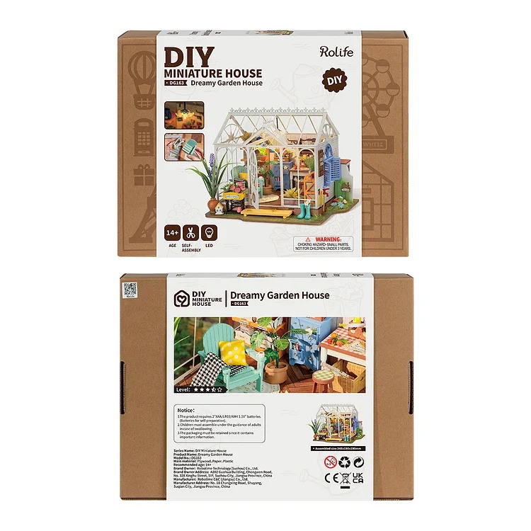 DG163 - Dreamy Garden House με φωτισμό - Hobbycity.gr - RoLife