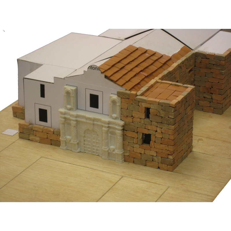 40550 - Εκκλησία  - Misión española S. Antonio de Valero (El Álamo)  1:100 - Hobbycity.gr - Domus kits