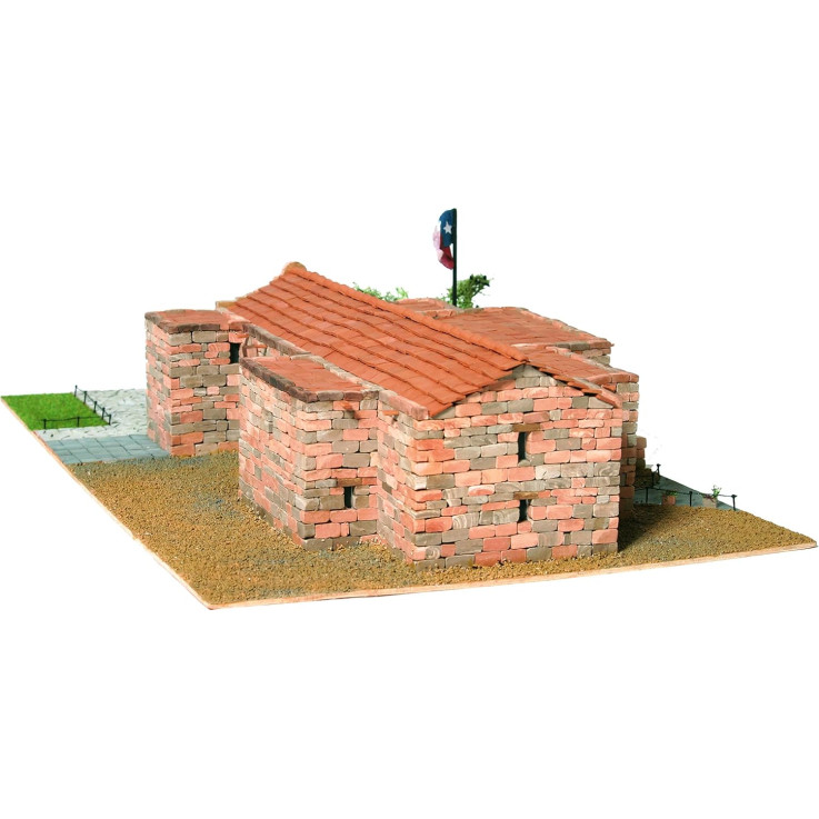 40550 - Εκκλησία  - Misión española S. Antonio de Valero (El Álamo)  1:100 - Hobbycity.gr - Domus kits