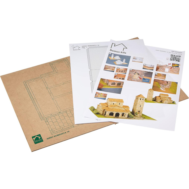 40093 - Εκκλησία No 16 Sta. María de Lebeña  1:84 - Hobbycity.gr - Domus kits