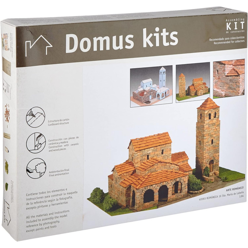 40093 - Εκκλησία No 16 Sta. María de Lebeña  1:84 - Hobbycity.gr - Domus kits