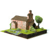 40502 - Εκκλησία No 25 Sta. Maria de Cardet  1:87 - Hobbycity.gr - Domus kits