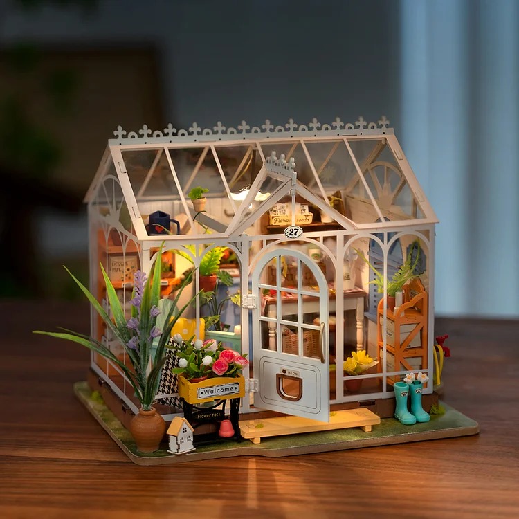 DG163 - Dreamy Garden House με φωτισμό - Hobbycity.gr - RoLife