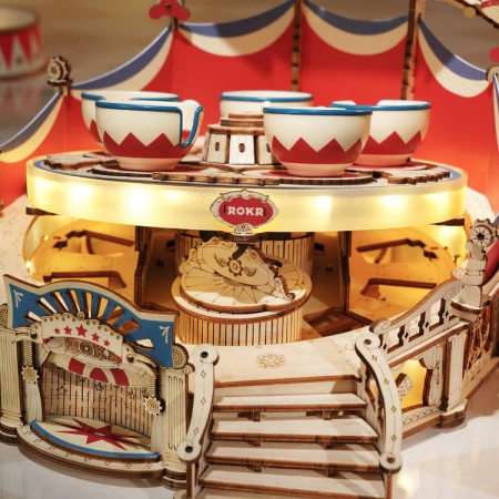 Tilt-A-Whirl Music Box