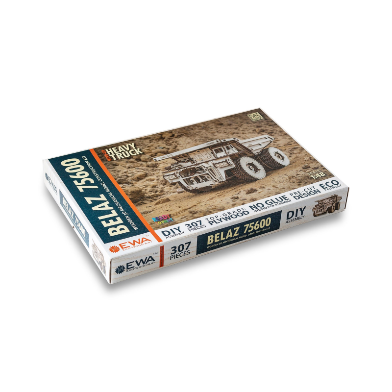 000082 - BELAZ 75600 - Hobbycity.gr - EWA ECO-WOOD-ART