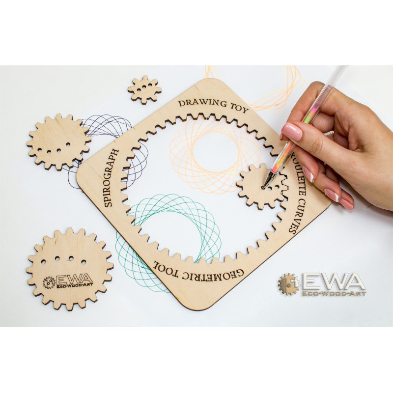 002147 - Drawing Gears - Hobbycity.gr - EWA ECO-WOOD-ART