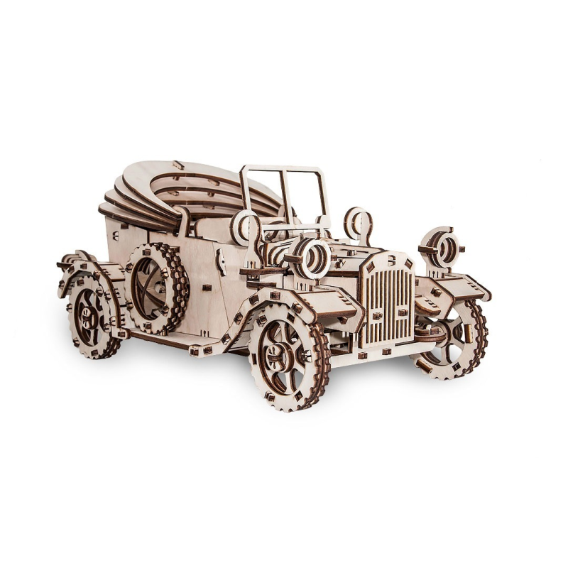 000372 - Retro car - Hobbycity.gr - EWA ECO-WOOD-ART
