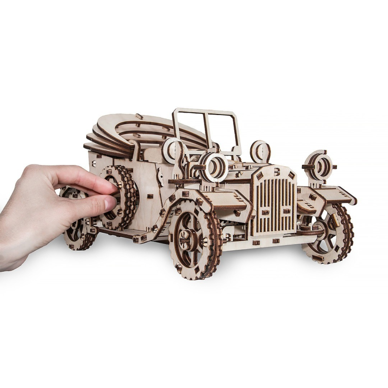 000372 - Retro car - Hobbycity.gr - EWA ECO-WOOD-ART