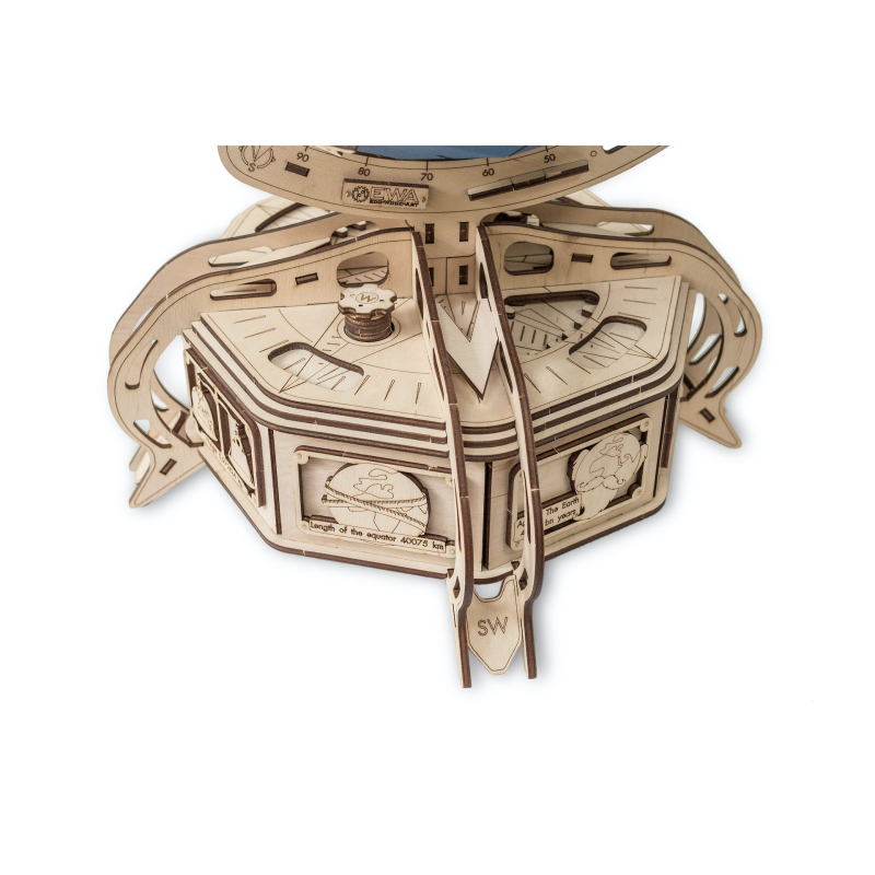 000389 - The Globe  (Καφέ) - Hobbycity.gr - EWA ECO-WOOD-ART