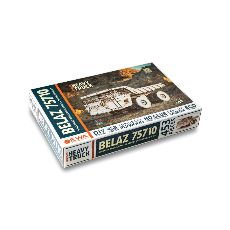 000563 - BELAZ 75710 - Hobbycity.gr - EWA ECO-WOOD-ART