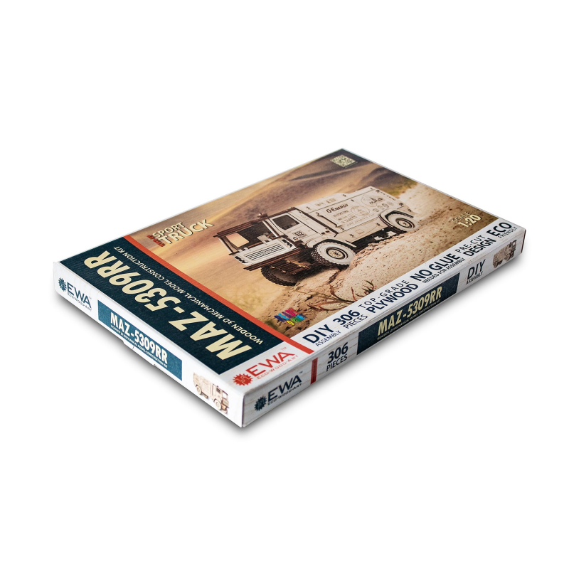 000686 - MAZ 5309RR 1:20 - Hobbycity.gr - EWA ECO-WOOD-ART