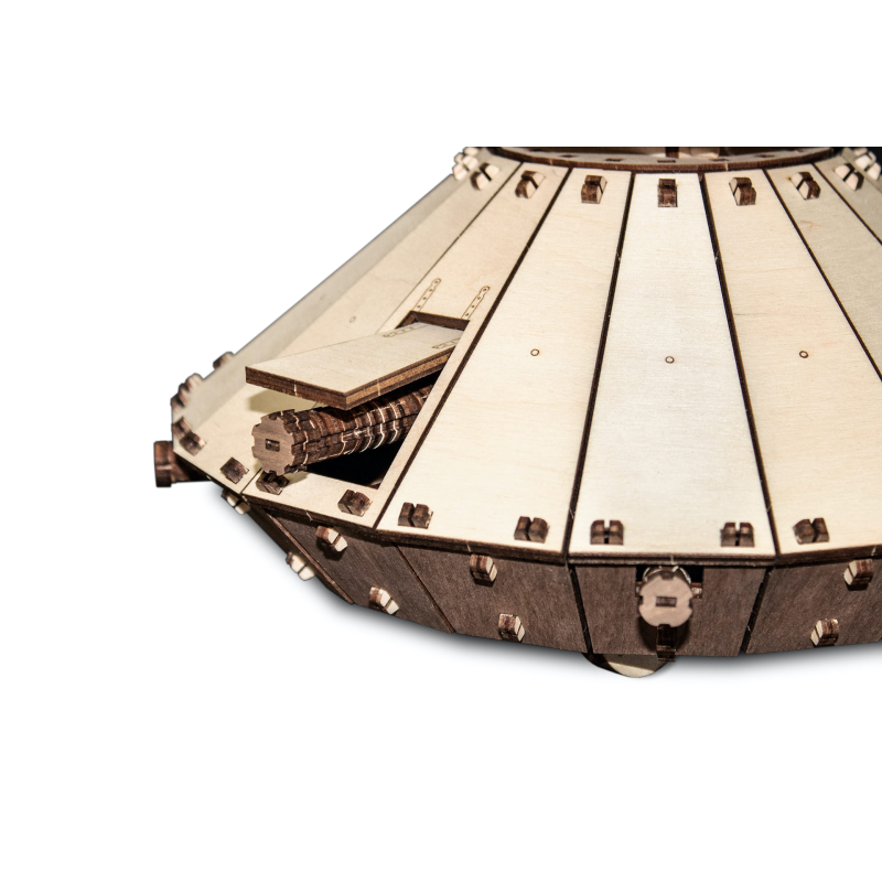 000716 - Da Vinci Tank Κουρδιστό με Κίνηση - Hobbycity.gr - EWA ECO-WOOD-ART