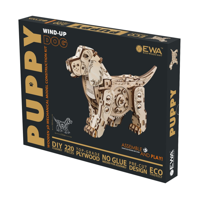 000730 - Puppy με Κίνηση - Hobbycity.gr - EWA ECO-WOOD-ART