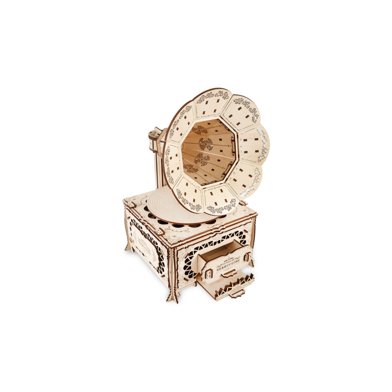 000907 - Gramophone - Hobbycity.gr - EWA ECO-WOOD-ART